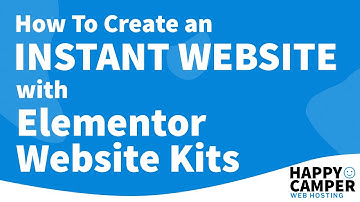 How to Create an Instant Website with Elementor Website Kits