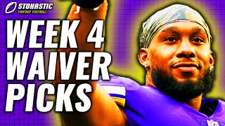 MUST ADD Waiver Wire Picks Week 4 2022 Fantasy Football