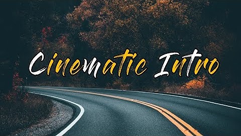 How To Make Professional  Cinematic Intro & outro video With Android phone 🔥🔥