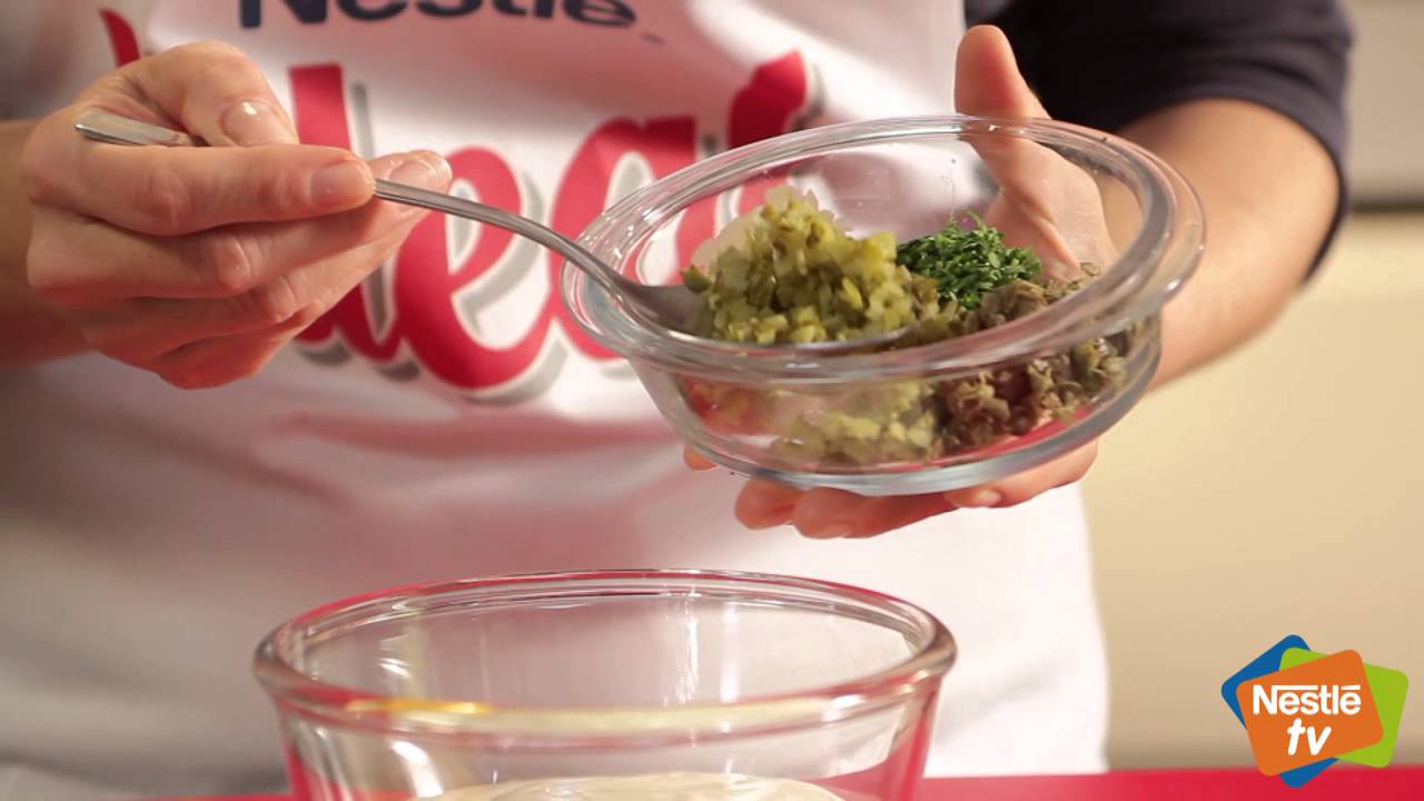 Espárragos con salsa tártara ligera - Recetas de Cocina Nestlé microondas en walmart