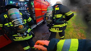 (Part 2) Apartment Arson Fire Engineer Helmet Cam POV