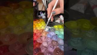 When the process is as pretty as the painting. Artist: Silver Francis #art #arthistory