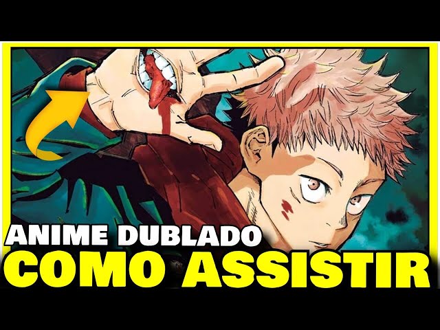 Como Assistir Jujutsu Kaisen Dublado COMPLETO em Português Anime  Crunchyroll 