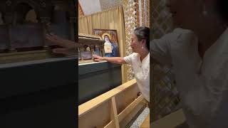 Venerating the Relics of Saint Margarete Mary Alacoque #sacredheart #jesus