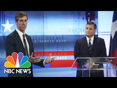 Senator Ted Cruz, Beto O'Rourke Trade Barbs In Senate Debate | NBC News