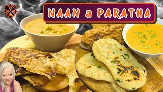 Indický chléb -Paratha a naan