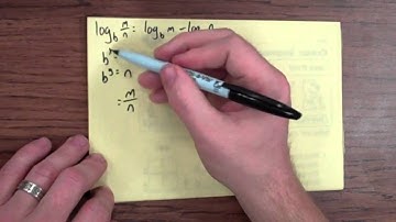 7.5: Properties of Logarithms (intro)