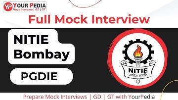 PGDIE Full Mock Interview | NITIE Interview Preparation | Electrical engineering