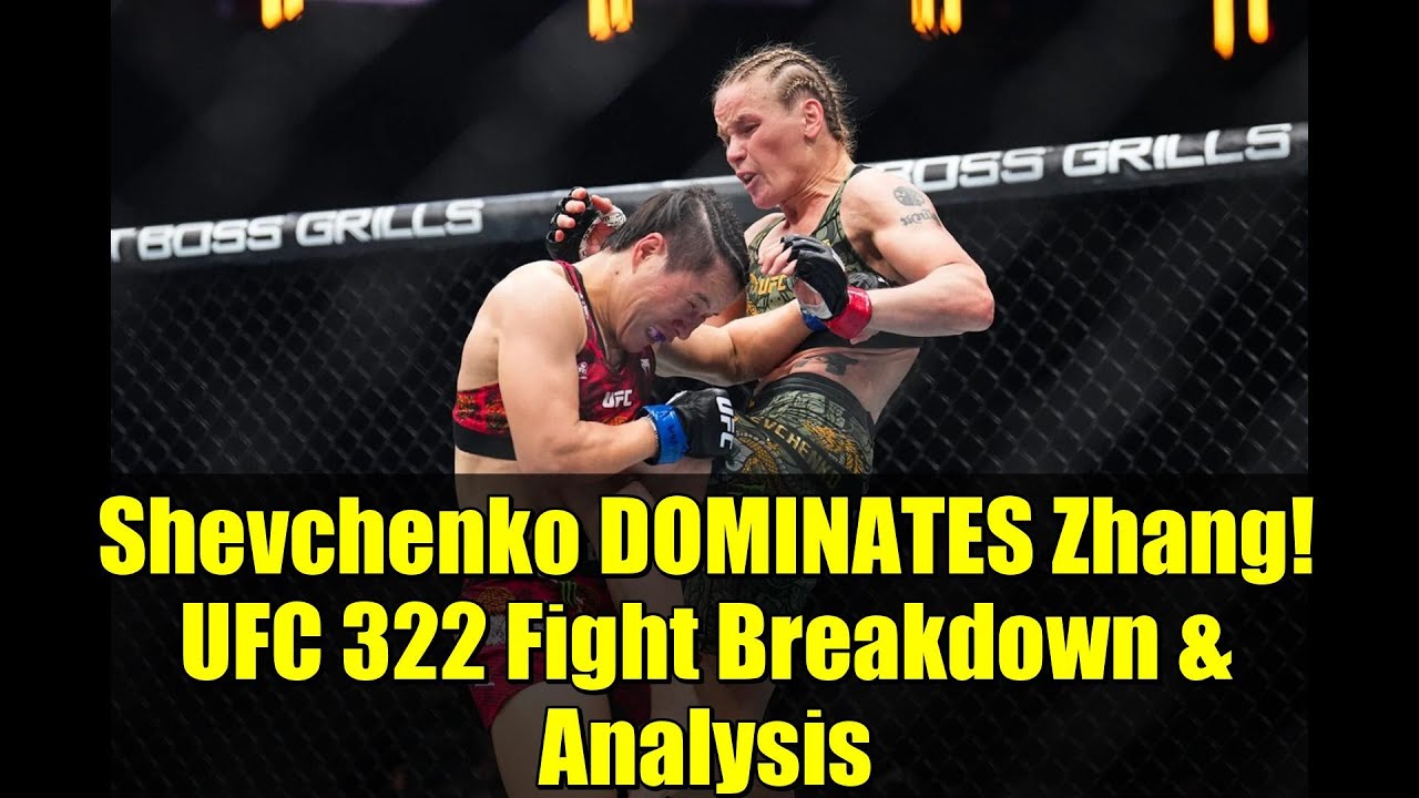 Shevchenko DOMINATES Zhang! UFC 322 Fight Breakdown & Analysis - YouTube