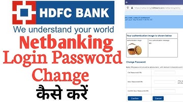 How to Change HDFC Netbanking Password in Hindi | HDFC Bank Netbanking iPin Reset 💰 TechPix