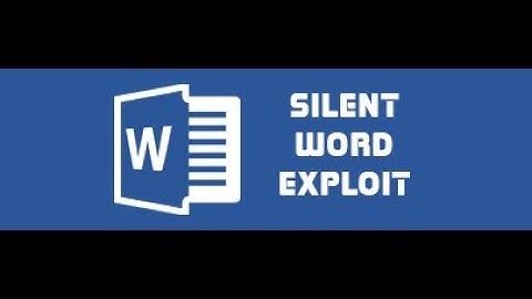 Word Silent Exploit Builder 2017 V2.1
