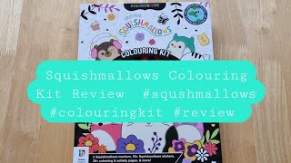 Original Squishmallows Colouring Kit Review  #squshmallows #colouringkit #review