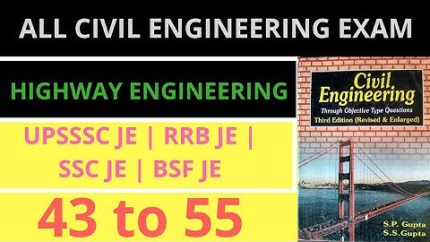 HIGHWAY ENGINEERING part 5 | Gupta and Gupta book civil engineering | by vip advance tech