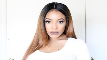 How I Make My Synthetic Wig Look Natural- NO LEAVEOUT