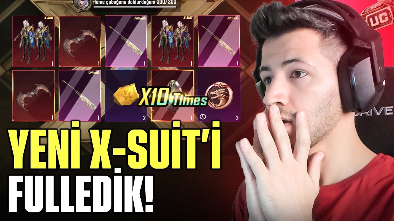 YENİ X-SUİT'İ 220.000 UC'YE ÇIKARTIP FULLEDİK!(7 SEVİYE YAPTIK)  pubg mobile