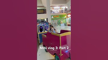 Mini vlog 3:part 2 | Nanded city mall | toy train ride #ytshorts #shortvideo #youtubefeed #explore