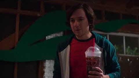 BigHead meets Fiona the A.I. robot