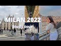 Milanitaly vlog masters study tour 2022 travel with me to italy  part 1