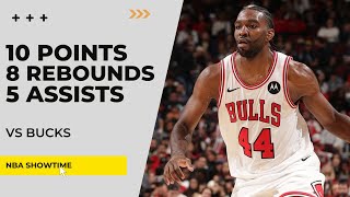 Patrick Williams 10 Points, 8 Rebs, 5 Ists Vs Bucks I 2025 Nba Preseason