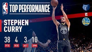 Stephen Curry Returns with 38 Pts and 10 Threes | December 30, 2017