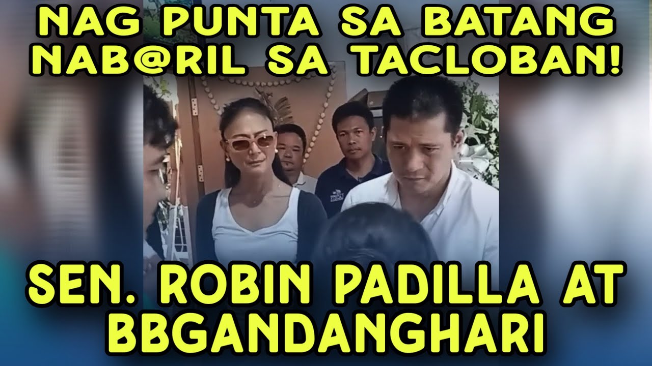 Senator Robin Padilla at BBGandanghari nagpunta sa lamay ng namat@y na bata sa shooting sa Tacloban