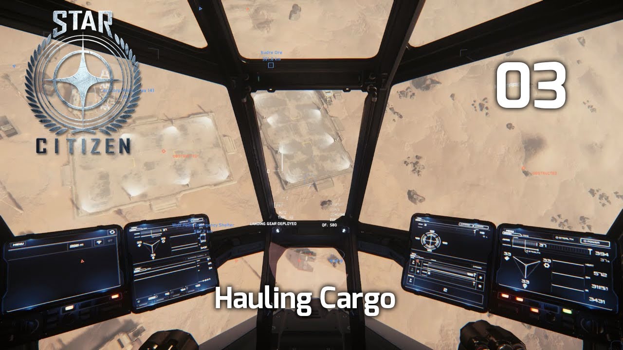 Star Citizen - Early Access ALPHA - 03 - Hauling Cargo - YouTube