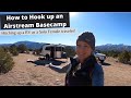 Hooking up an Airstream Basecamp: How to Hitch up an RV as a Solo Female