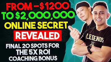From -$1200 To $2,000,000+ Online Secret Revealed - Build An Online Business from SCRATCH