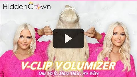 Introducing the New Hidden Crown Hair V-Clip