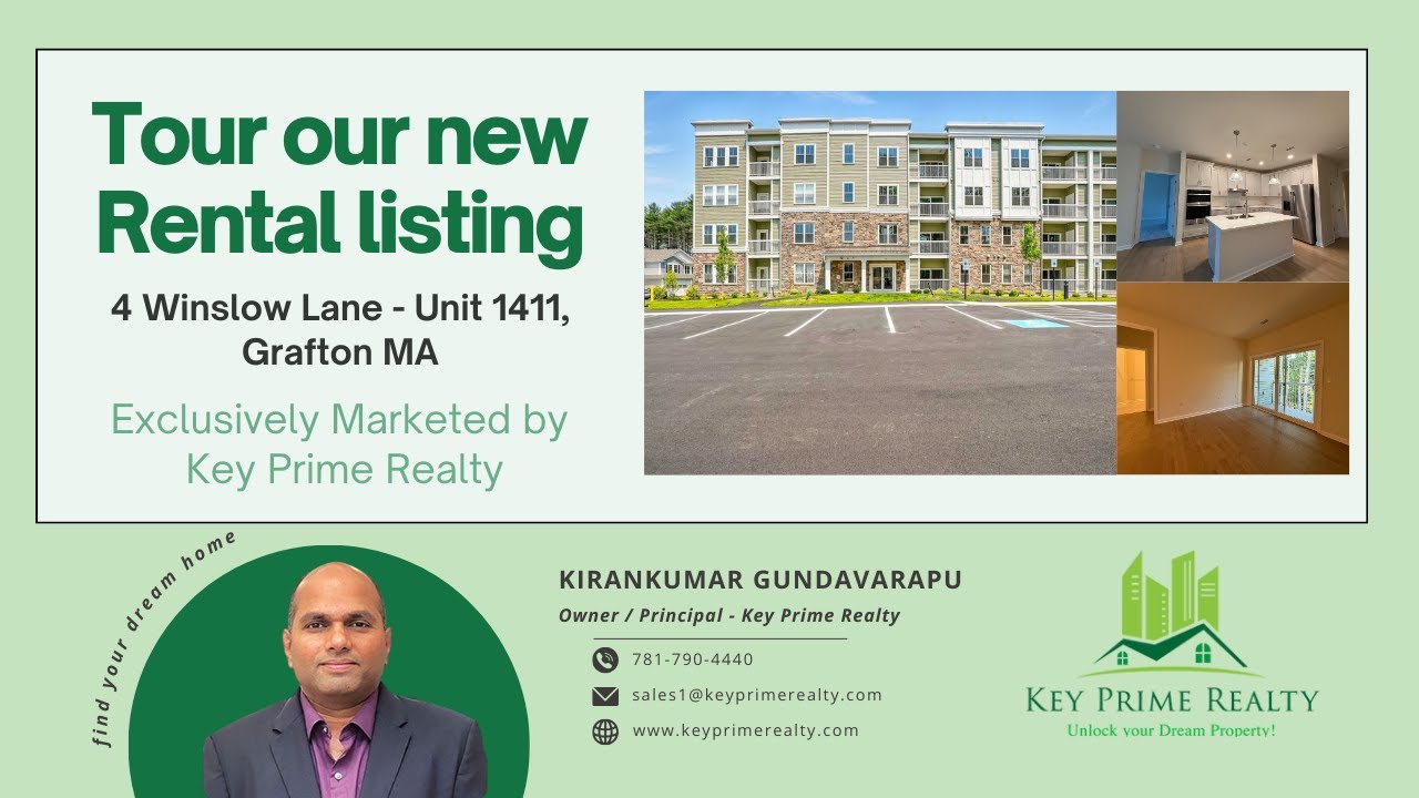 Rental Listing | 4 Winslow Lane - Unit 1411, Grafton, MA | Key Prime Realty