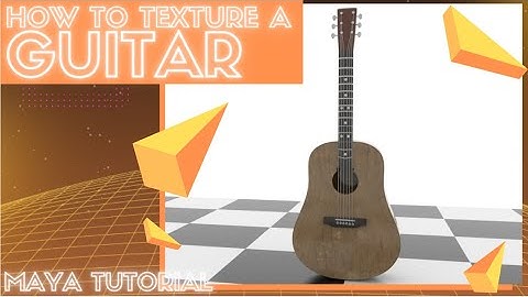 Guitar Maya Texturing Tutorial