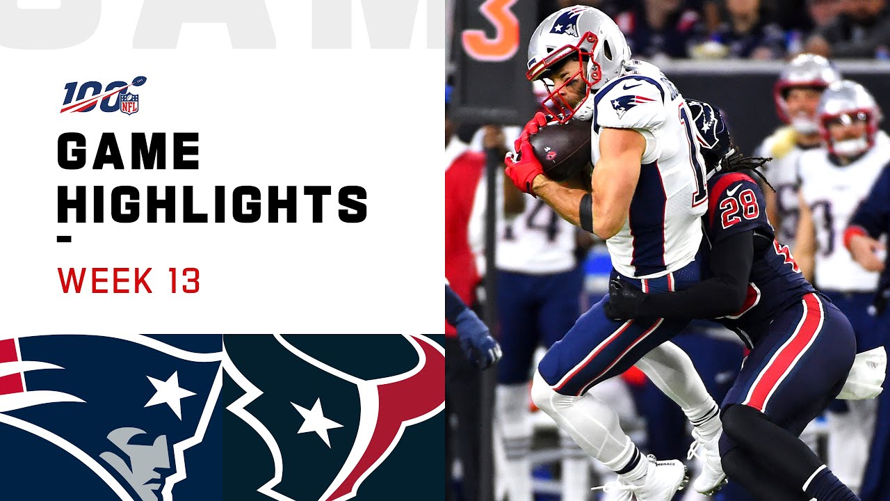 Patriots vs. Texans Week 13 Highlights | NFL 2019