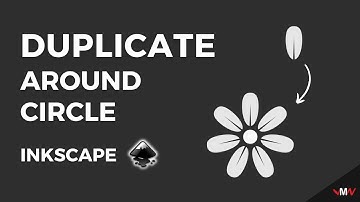 How to duplicate objects around circle in Inkscape | Inkscape Short Tutorials