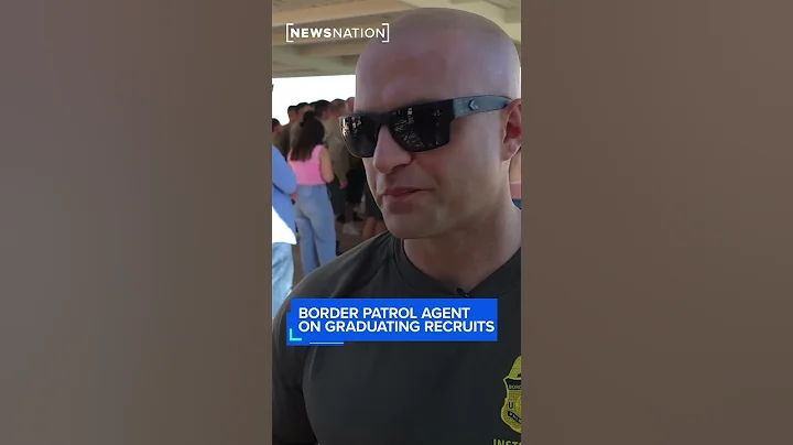 Border Patrol agent on graduating recruits