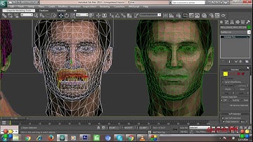 3ds max character face morph