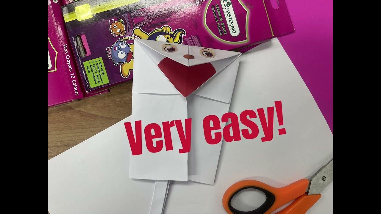 how-to-make-a-paper-puppet-very-easy-creative-and-fun-youtube