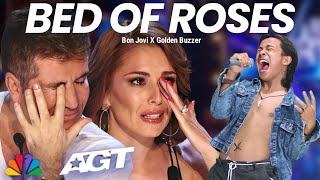 Golden Buzzer: All the judges cried hearing the song Bon Jovi from the amazing Filipino participant