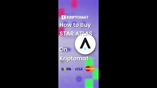 How to Buy Star Atlas (ATLAS) on Kriptomat | Easy, Secure Mobile App Tutorial