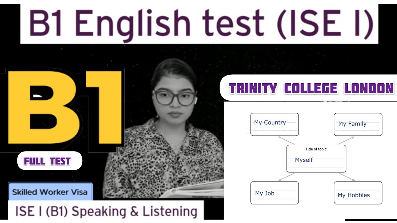 Full (B1) Speaking & Listening Skilled Worker Visa || ISE 1 Trinity College London