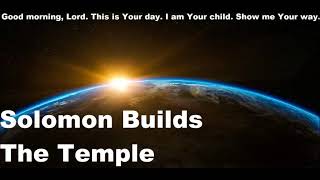 523 - Solomon Builds The Temple - 2 Chronicles 3