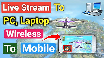 Mobile Se Game Play Karke PC Se Live Stream Kaise Kare | Mobile Wireless Live stream to pc