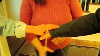 Hand fasting demonstration
