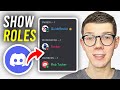 How To Show Roles In Member List In Discord - Full Guide