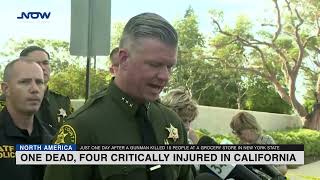 One dead, four critically injured in California church shooting