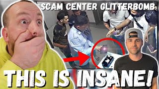THIS IS INSANE! Mark Rober Pranks Destroy Scam Callers - GlitterBomb Payback (FIRST REACTION!)