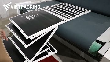 Máy bồi giấy tự động - Quy trình in thùng/hộp giấy Offset - VietPacking