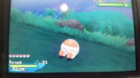 Shiny Grubbin Random Encounter Live Reaction! Pokemon USUM