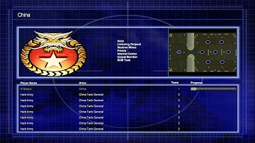 China vs China Tank C&C Generals Zero Hour 1 vs 7 Hard armies  Gameplay ( Last Stand )