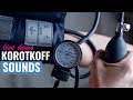 Korotkoff sounds live demo  blood pressure reading