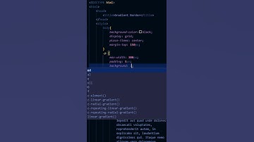 Draw a Gradient border | CSS #shorts